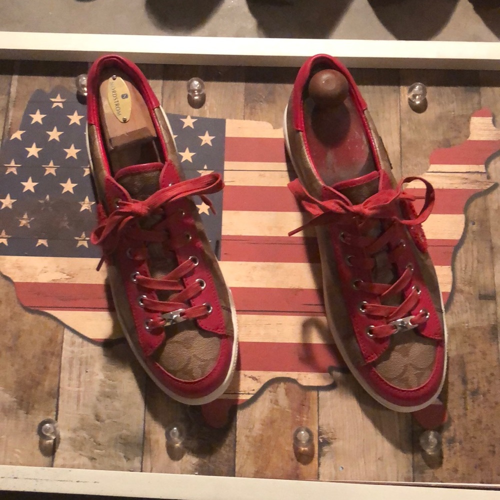 Monogrammed Coach Sneakers